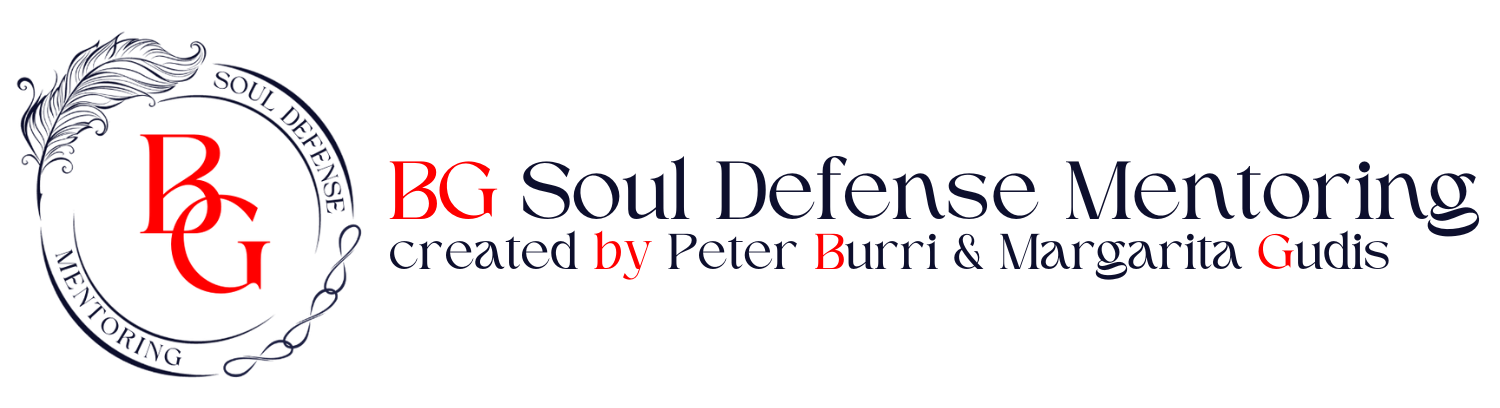 Logo BG Soul Defense Mentoring Created by Margarita Gudis und Peter Burri